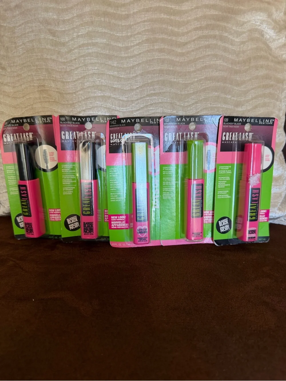 5 Great Lash Mascara Duo Packaging in Pink and Green